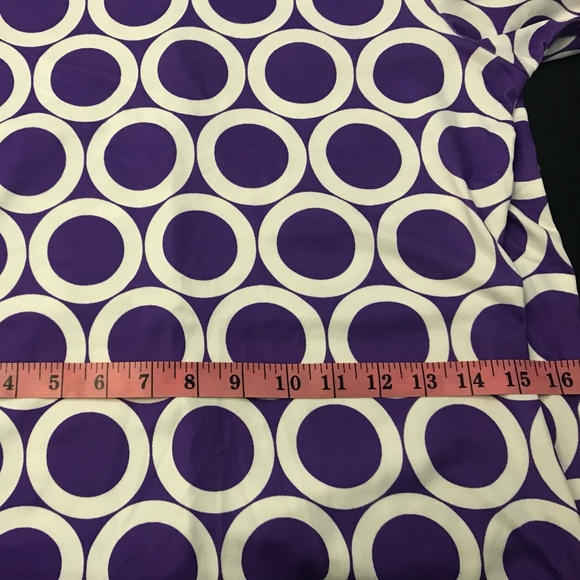 Mock Neck Slit Back Polka Dot Dress - Picture 10 of 12